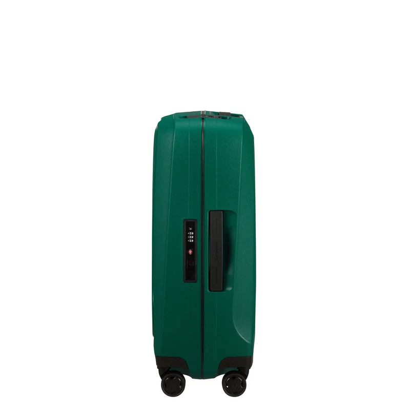 Samsonite Essens spinner 4-kerekes keményfedeles kabin bőrönd 55x40x20cm, zöld