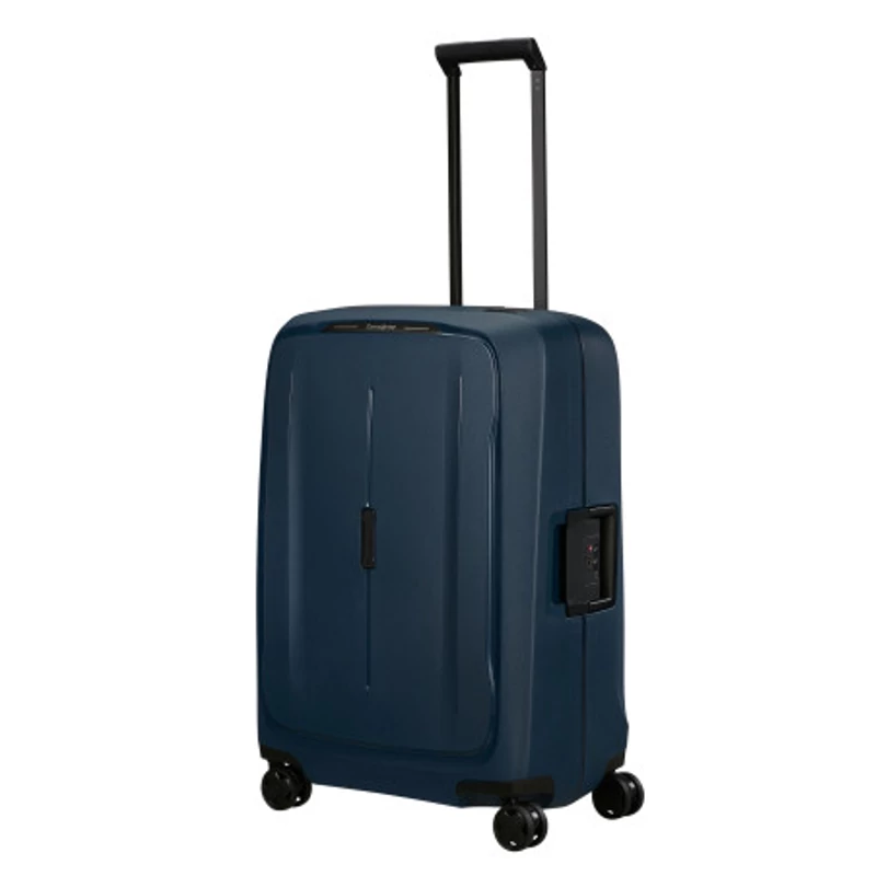 Samsonite Essens spinner 4-kerekes keményfedeles bőrönd 69 x 49 x 30 cm, sötétkék