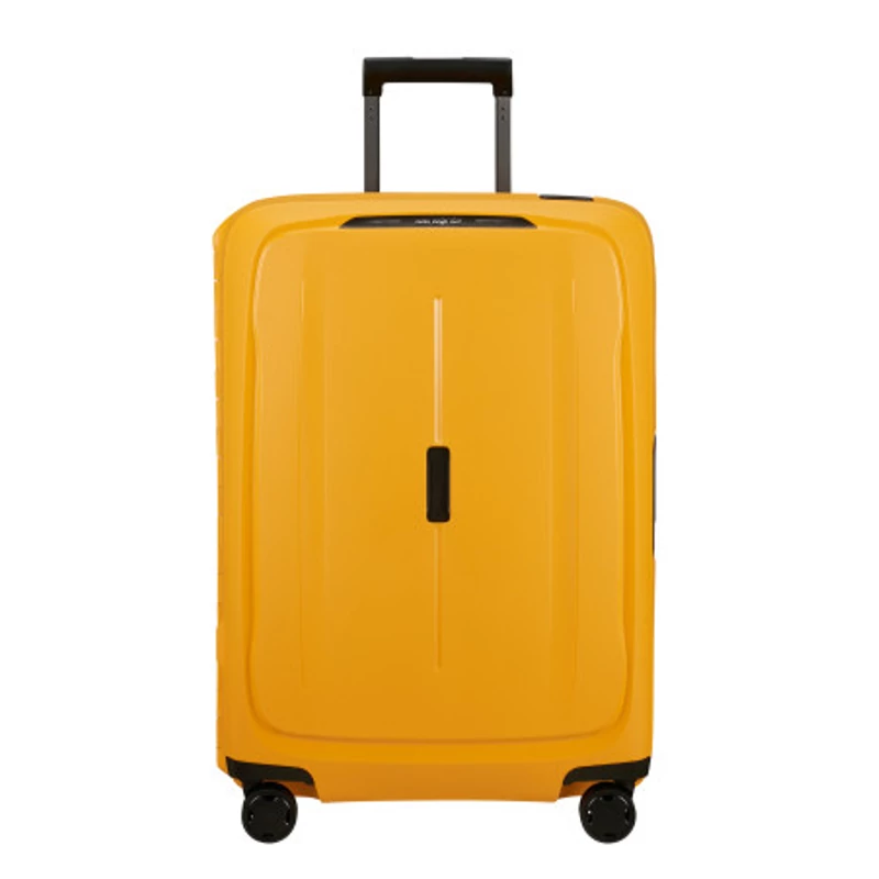 Samsonite Essens spinner 4-kerekes keményfedeles bőrönd 69 x 49 x 30 cm, sárga