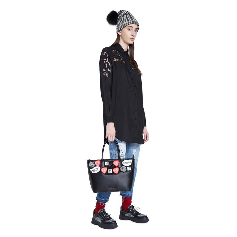 Desigual női divattáska, Bols Magpie Holbox Mini, fekete