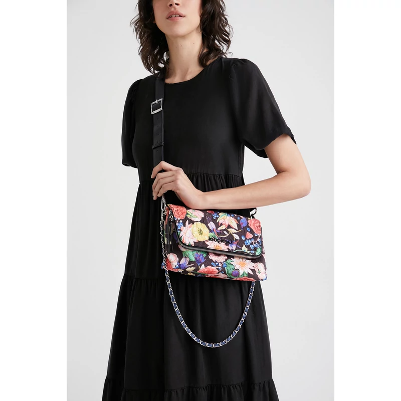 Desigual női divattáska, Bols Eterea Black Venecia Fabric