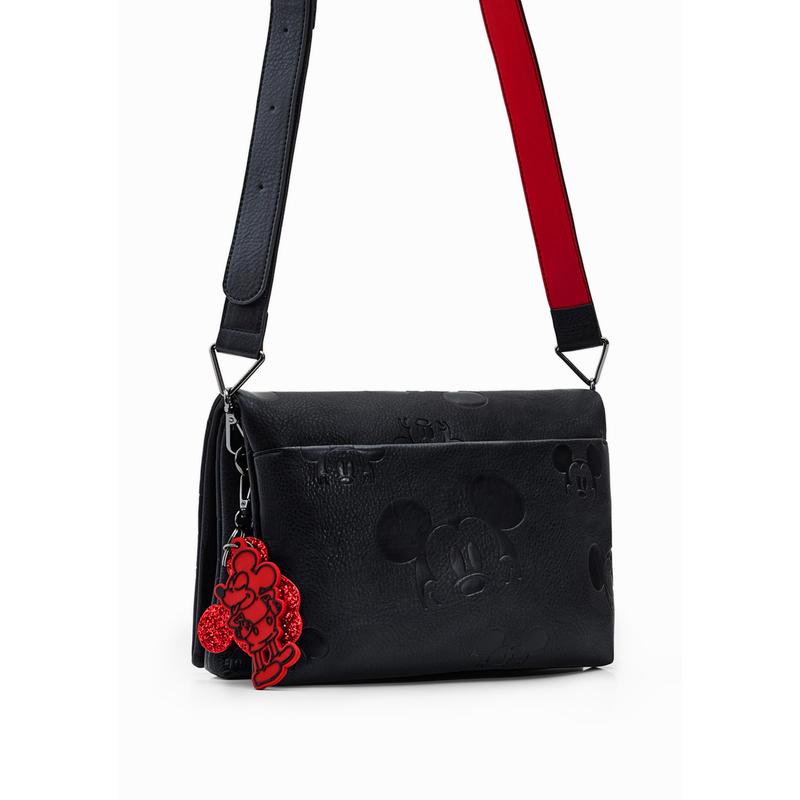 Desigual női divattáska, Bag All Mickey 23 Dortmund Flap, fekete