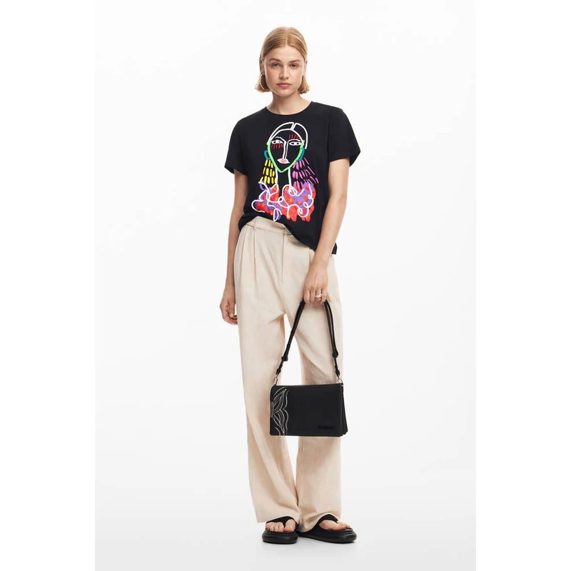 Desigual női divattáska, Goodall Dortmund Flap '24, fekete