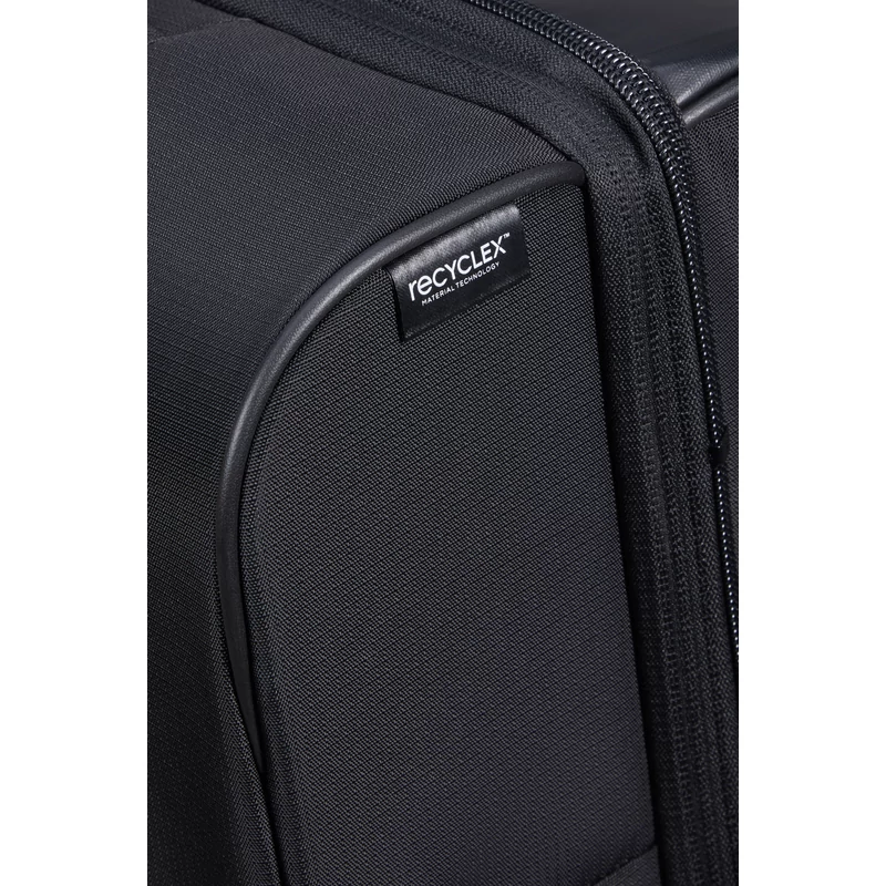 Samsonite Biz2Go TRVL spinner 4-kerekes bővíthető kabin bőrönd 55 x 40 x 20/23 cm, fekete