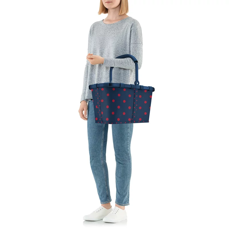 Reisenthel Carrybag frame kosár, mixed dots red