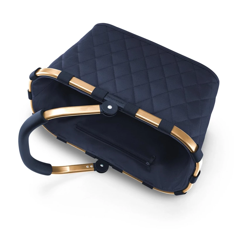 Reisenthel Carrybag frame kosár, rhombus midnight gold