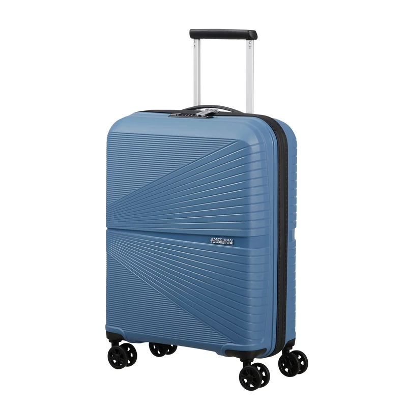 American Tourister AIRCONIC 4-kerekes keményfedeles kabin bőrönd 55x40x20cm, kék