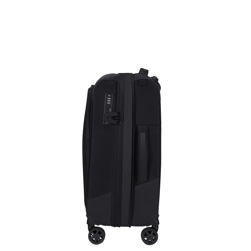 Samsonite Biz2Go TRVL spinner 4-kerekes bővíthető kabin bőrönd 55 x 40 x 20/23 cm, fekete