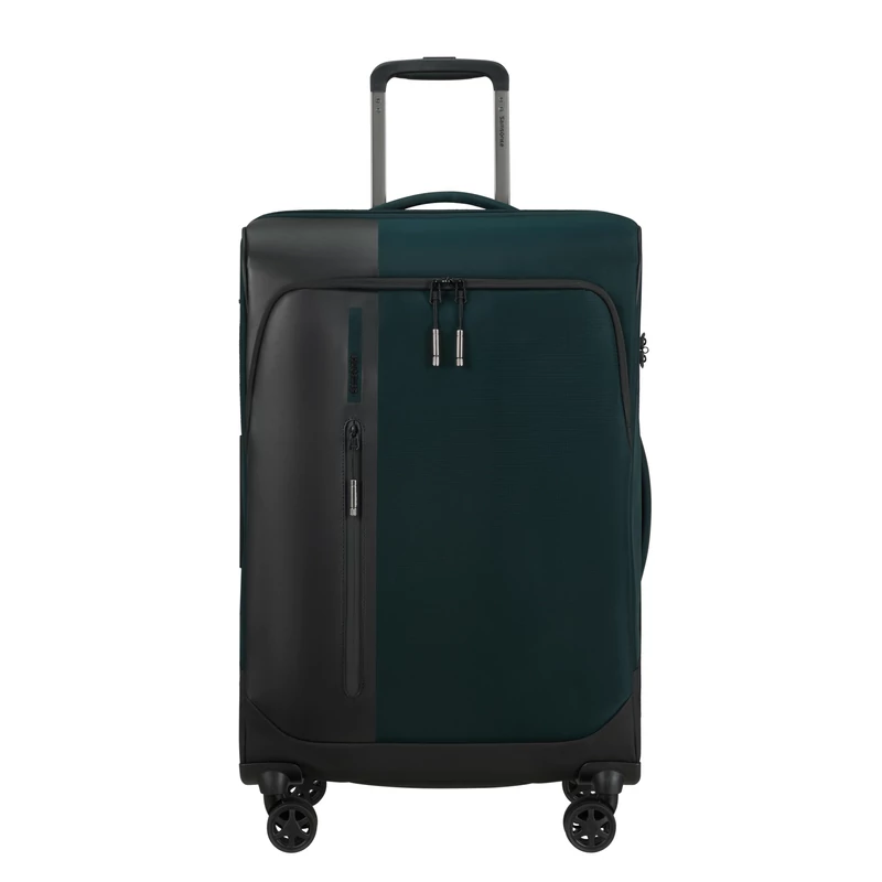Samsonite Biz2Go TRVL spinner 4-kerekes bővíthető bőrönd 66 x 43 x 25/28 cm, sötétkék