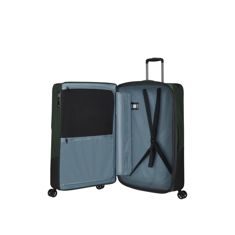 Samsonite Biz2Go TRVL spinner 4-kerekes bővíthető bőrönd 77 x 48 x 29/32 cm, khaki