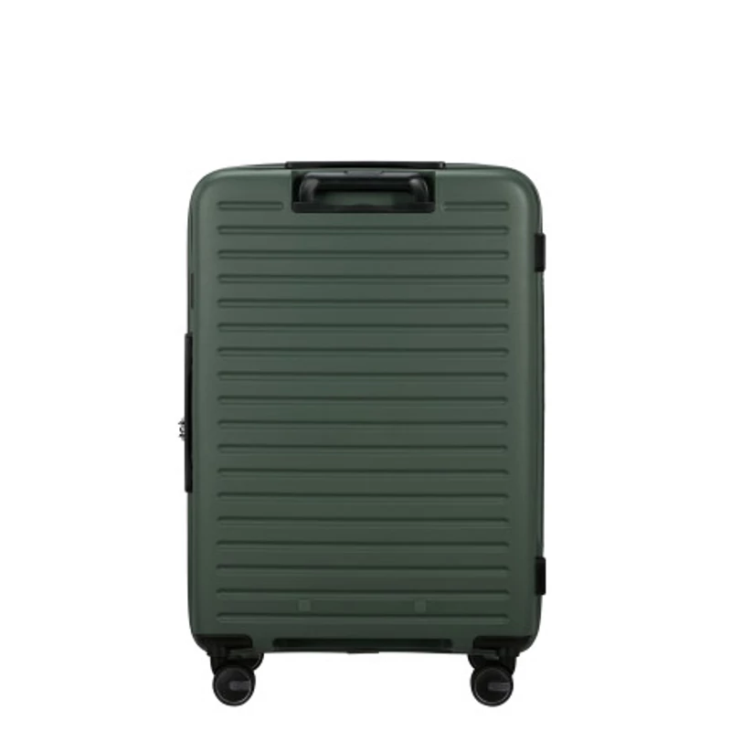 Samsonite Restackd spinner 4-kerekes keményfedeles bővíthető bőrönd 68 x 46 x 26/29 cm, khaki