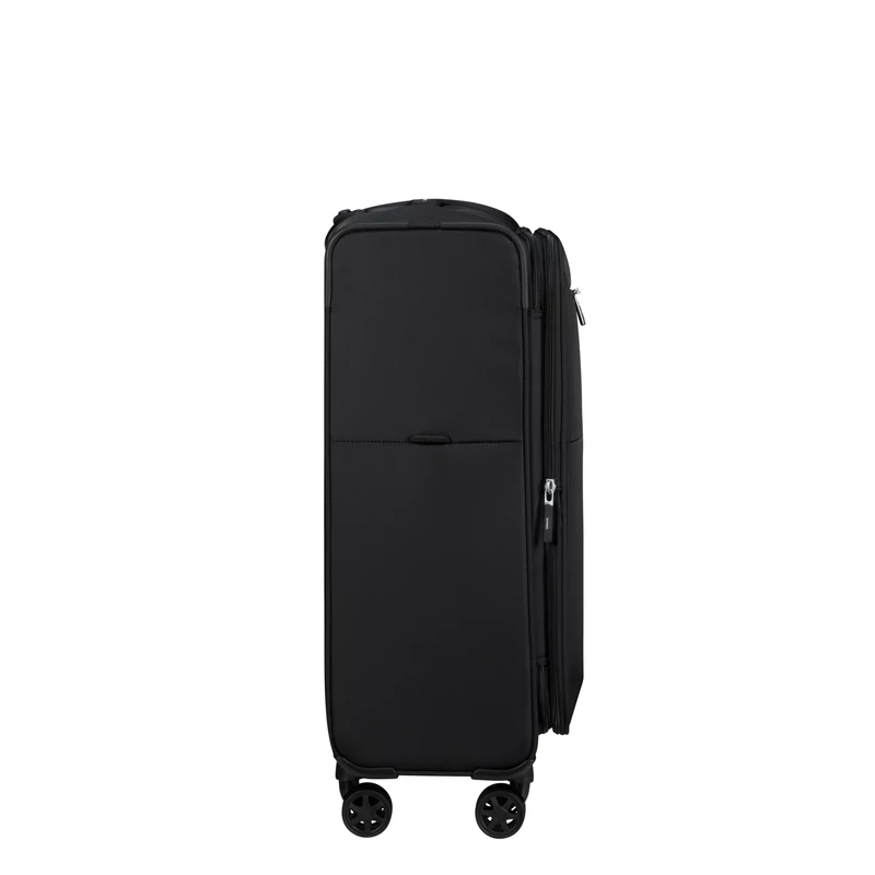 Samsonite Urbify spinner 4-kerekes bővíthető bőrönd 68 x 43 x 27/31 cm, fekete