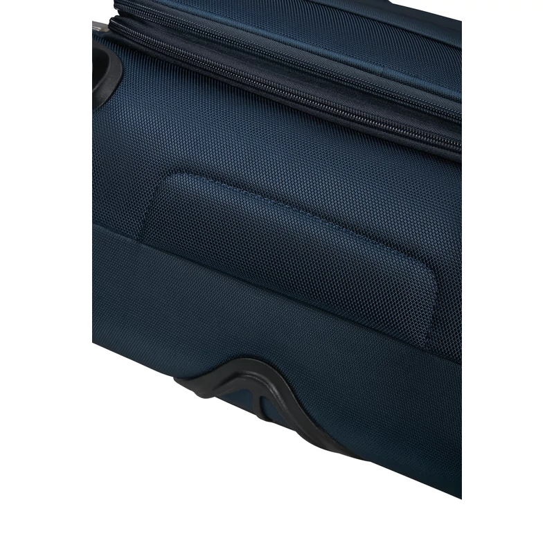 Samsonite Urbify spinner 4-kerekes bővíthető bőrönd 68 x 43 x 27/31 cm, sötétkék