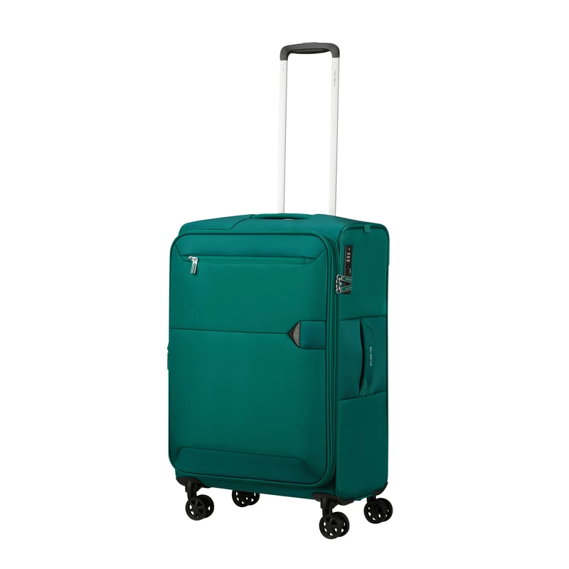 Samsonite Urbify spinner 4-kerekes bővíthető bőrönd 68 x 43 x 27/31 cm, zöld