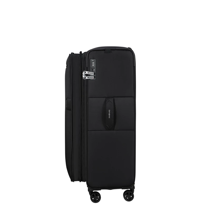 Samsonite Urbify spinner 4-kerekes bővíthető bőrönd 78 x 48 x 30/34 cm, fekete
