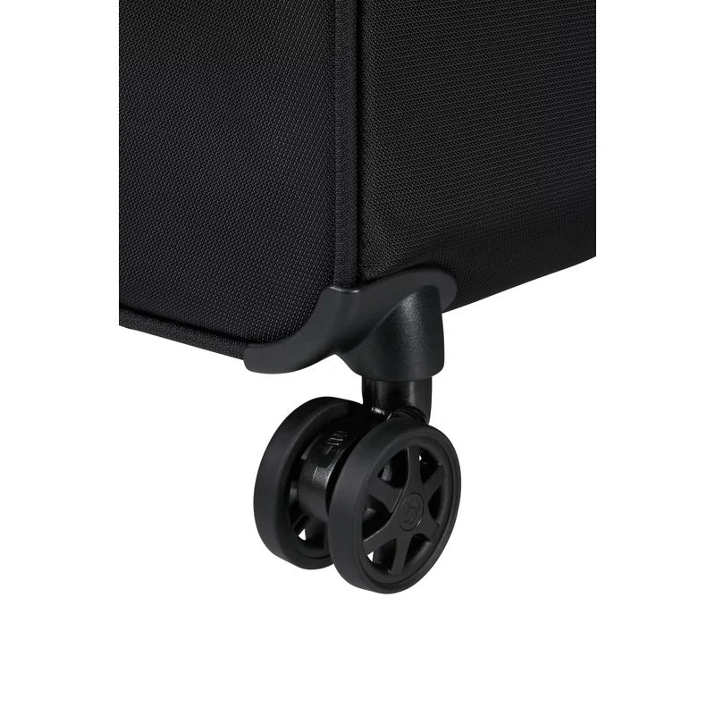 Samsonite Urbify spinner 4-kerekes bővíthető bőrönd 78 x 48 x 30/34 cm, fekete