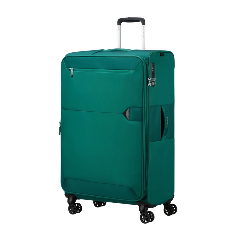 Samsonite Urbify spinner 4-kerekes bővíthető bőrönd 78 x 48 x 30/34 cm, zöld
