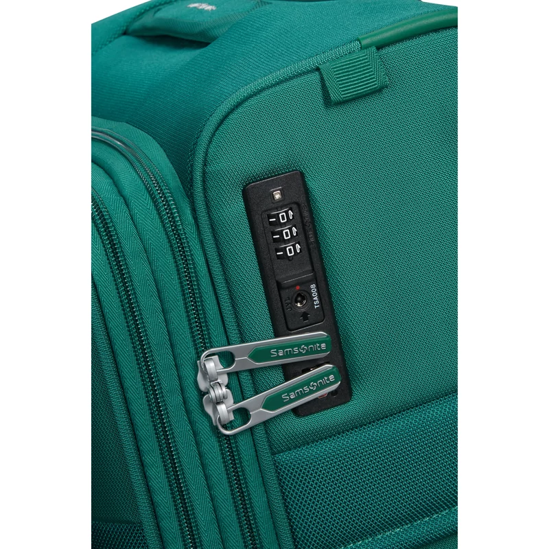 Samsonite Urbify spinner 4-kerekes bővíthető bőrönd 78 x 48 x 30/34 cm, zöld