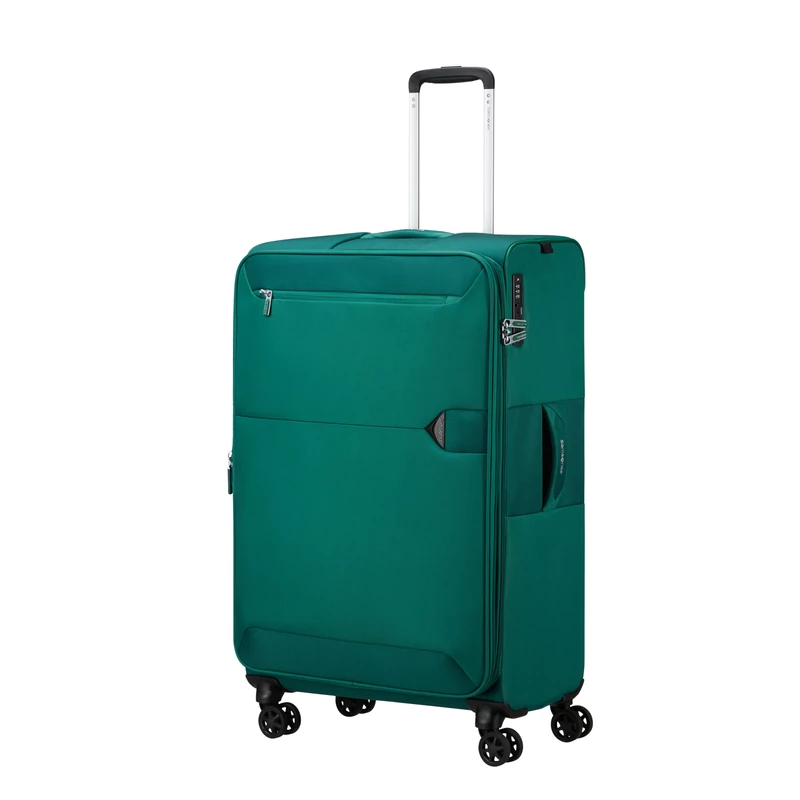 Samsonite Urbify spinner 4-kerekes bővíthető bőrönd 78 x 48 x 30/34 cm, zöld