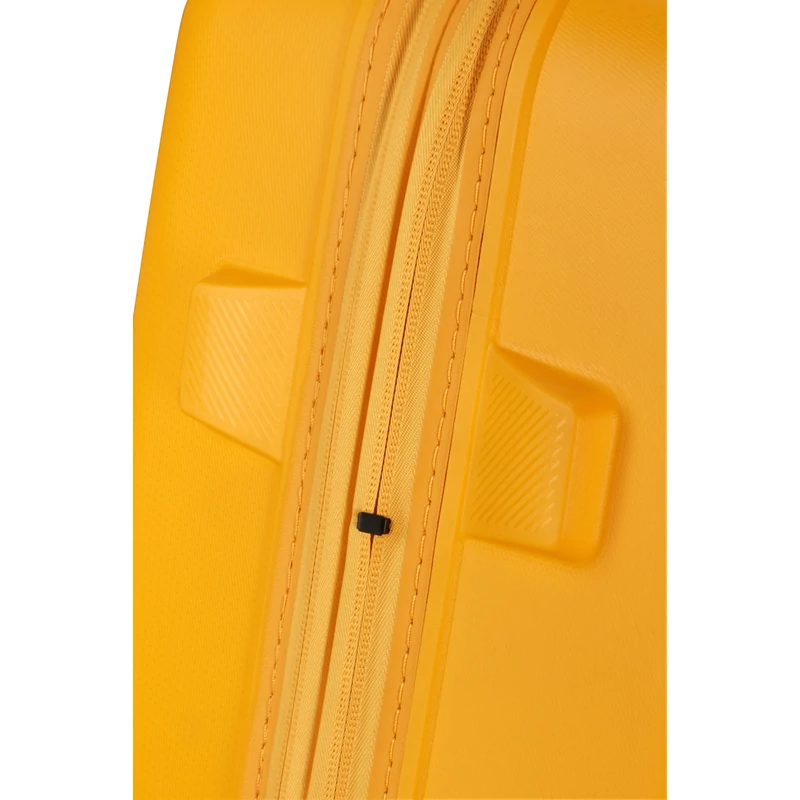 American Tourister Dashpop 4-kerekes keményfedeles bővíthető bőrönd 67 x 45 x 28/32 cm, sárga