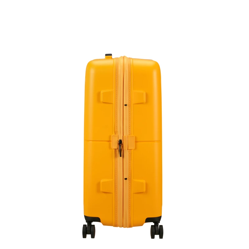 American Tourister Dashpop 4-kerekes keményfedeles bővíthető bőrönd 67 x 45 x 28/32 cm, sárga