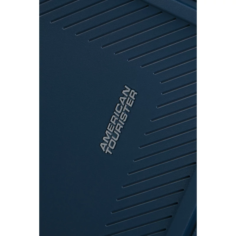 American Tourister Dashpop 4-kerekes keményfedeles bővíthető bőrönd 67 x 45 x 28/32 cm, sötétkék