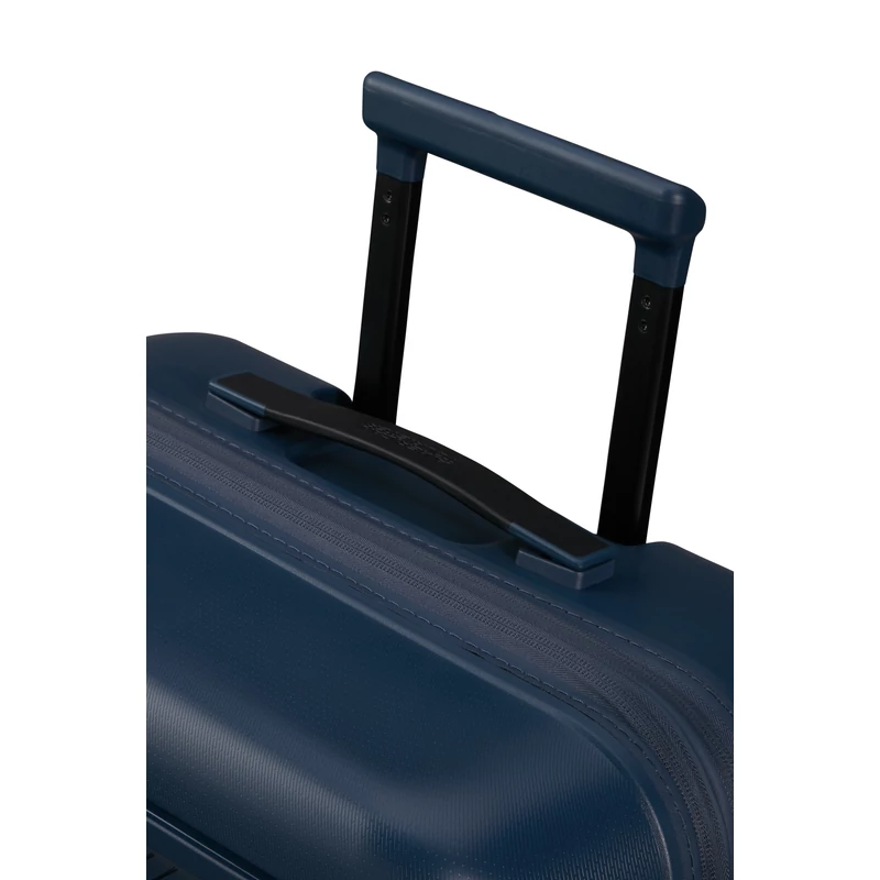 American Tourister Dashpop 4-kerekes keményfedeles bővíthető bőrönd 67 x 45 x 28/32 cm, sötétkék