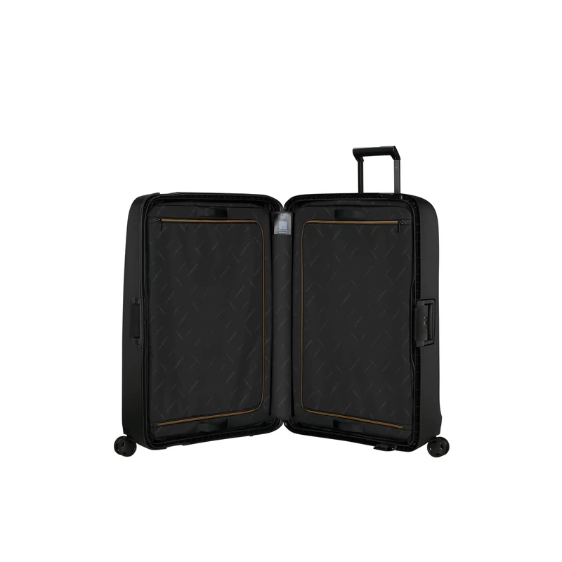 Samsonite Essens spinner 4-kerekes keményfedeles extra nagy bőrönd  81 x 56 x 34 cm, fekete