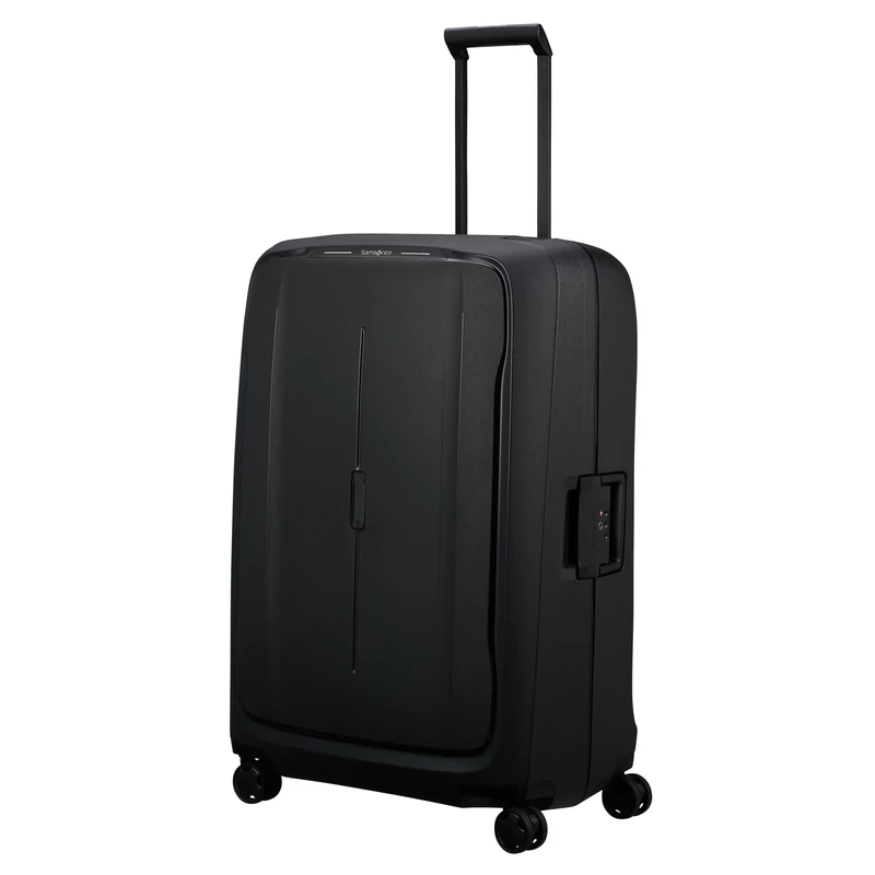 Samsonite Essens spinner 4-kerekes keményfedeles extra nagy bőrönd  81 x 56 x 34 cm, fekete