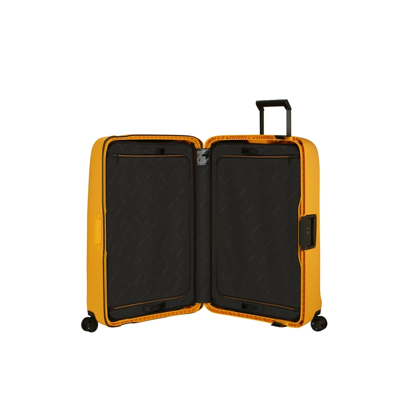 Samsonite Essens spinner 4-kerekes keményfedeles extra nagy bőrönd  81 x 56 x 34 cm, sárga