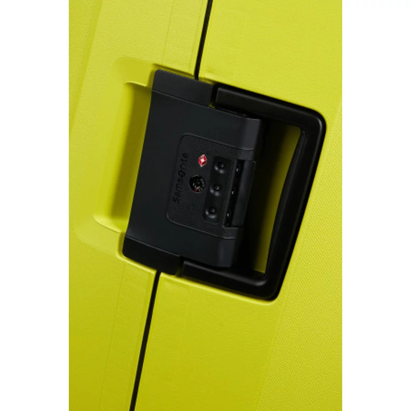Samsonite Essens spinner 4-kerekes keményfedeles bőrönd 69 x 49 x 30 cm, lime