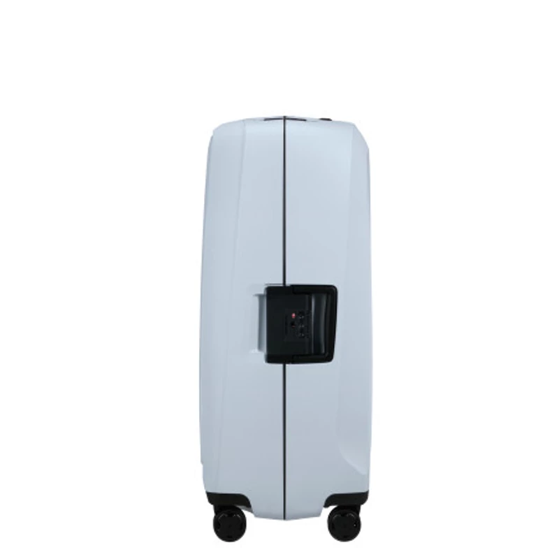 Samsonite Essens spinner 4-kerekes keményfedeles bőrönd 75 x 52 x 33 cm, halványkék