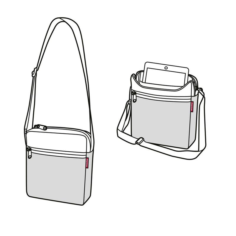 Reisenthel Crossbag Canvas, fekete