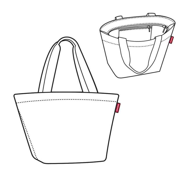 Reisenthel Shopper M, daisy blue
