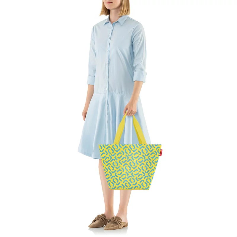 Reisenthel Shopper M, signature lemon