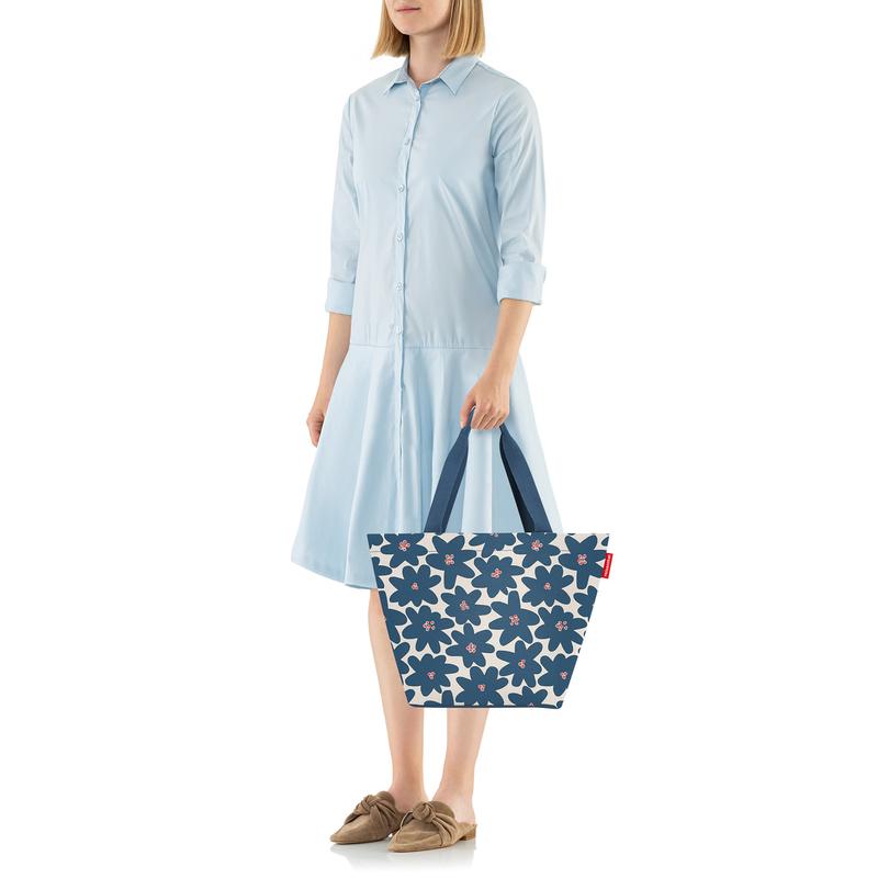 Reisenthel Shopper M, daisy blue