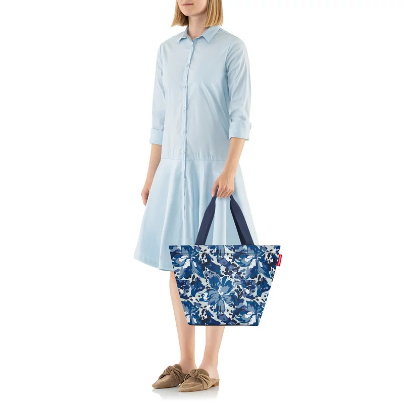 Reisenthel Shopper M, flora blue