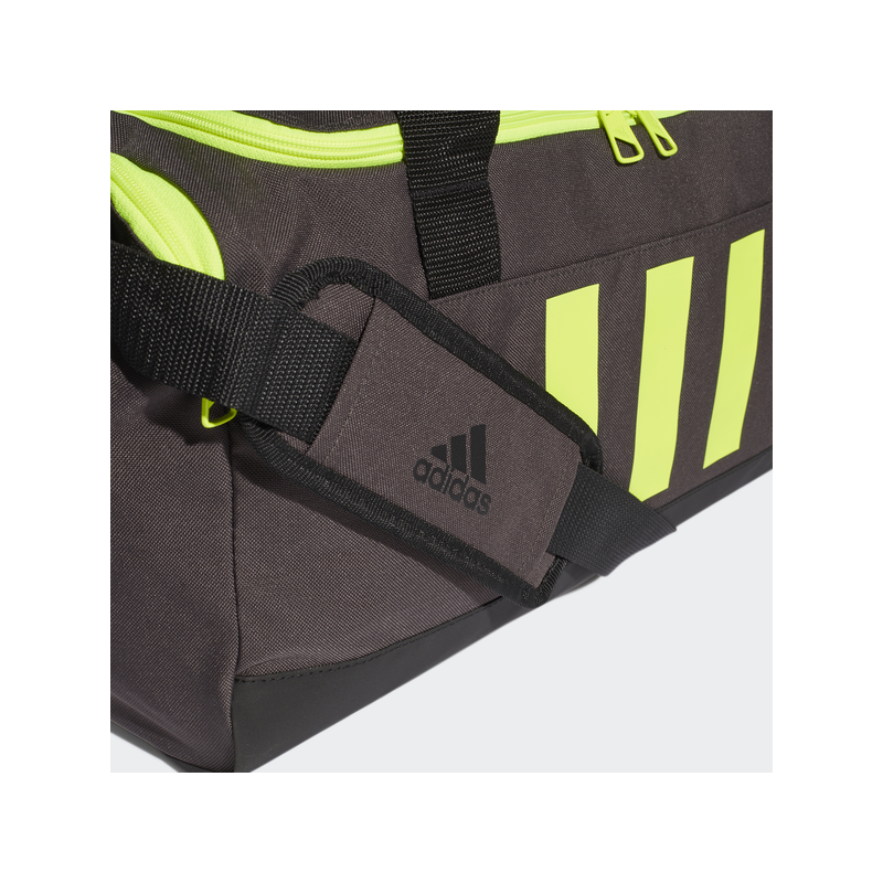 Adidas sporttáska 3S DUFFLE S, sötétszürke-UV sárga
