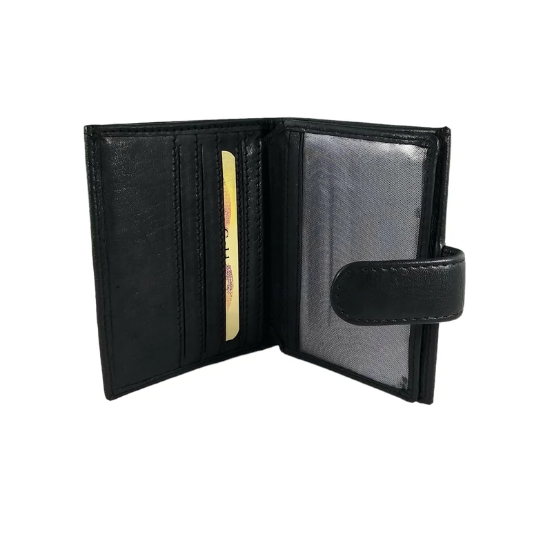 Bőr kártyatartó La Scala LUX, fekete