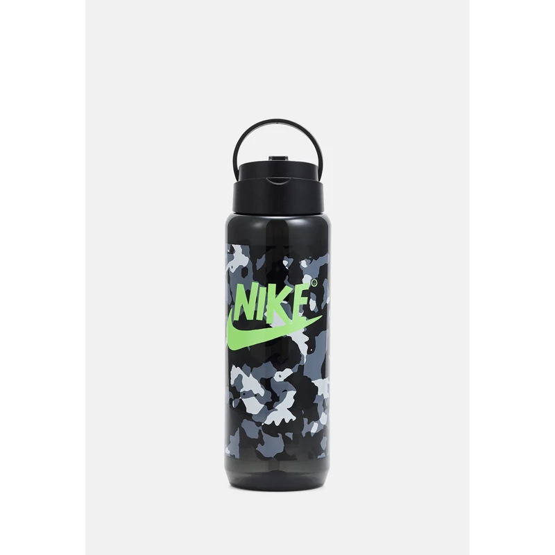 Nike TR RENEW RECHARGE STRAW 24oz, 710 ml kulacs, fekete, terep mintás