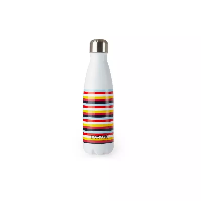 Regatta Insul Bottle, rozsdamentes acél duplafalú kulacs, 500 ml, csíkos