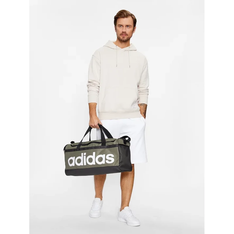 Adidas sporttáska LINEAR DUFFEL M, khaki